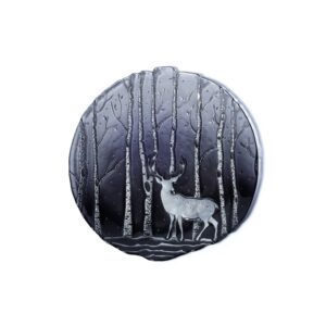 Smoke and Pewter Woodland Glass Tableware